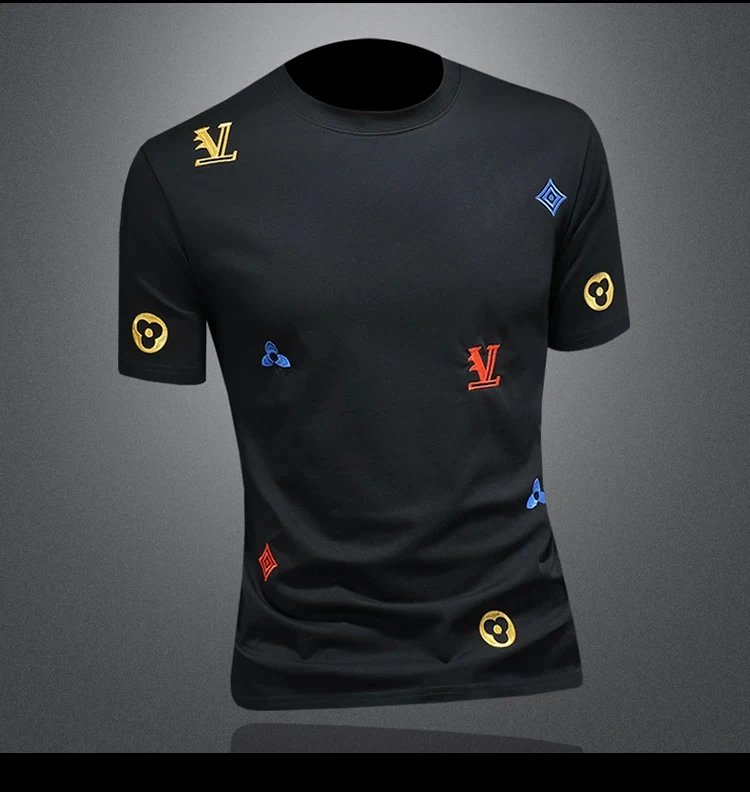 Louis Vuitton Multicolor Logo-Embellished White T-Shirt - 7
