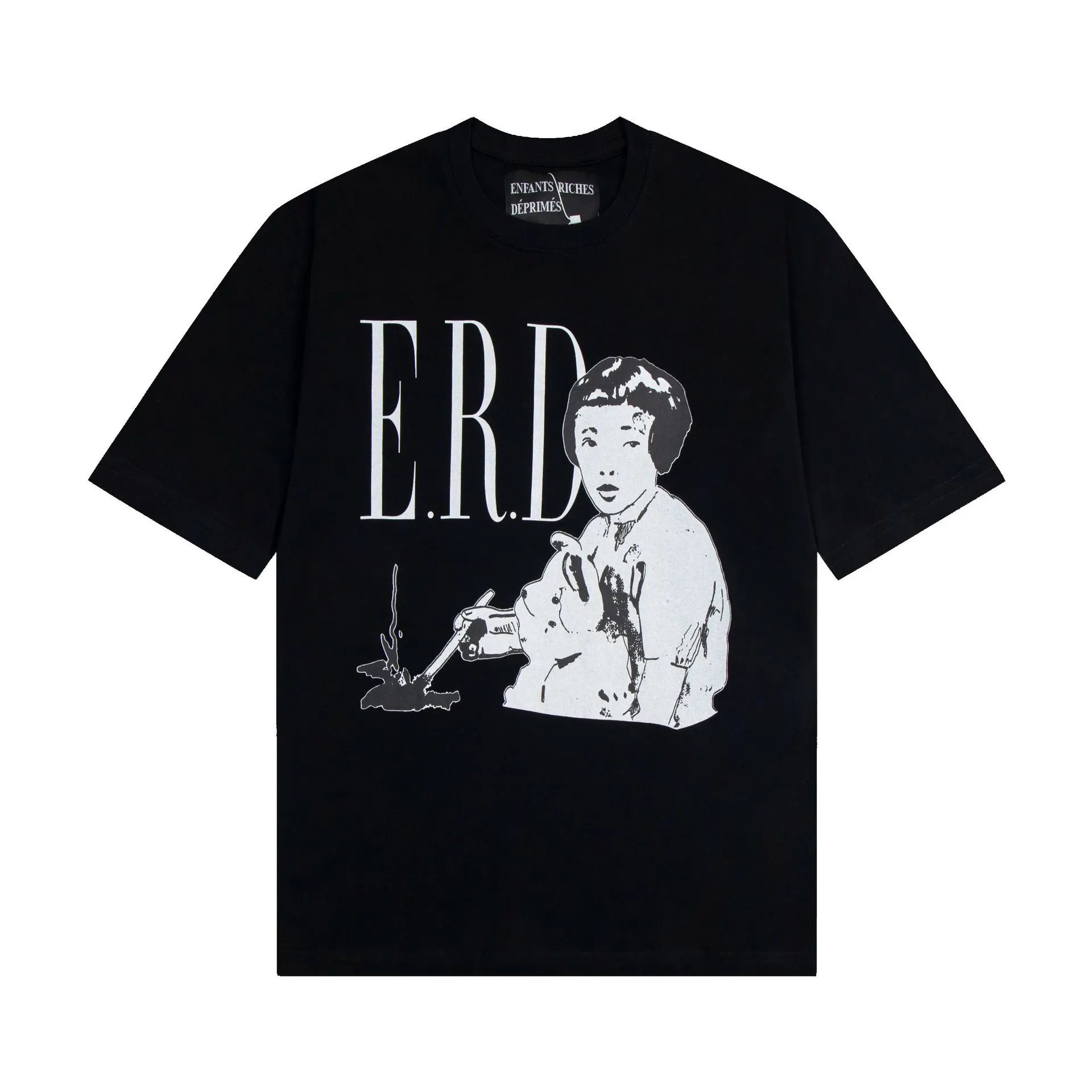 Denim Tears Floral Logo T-Shirt Navy - 44