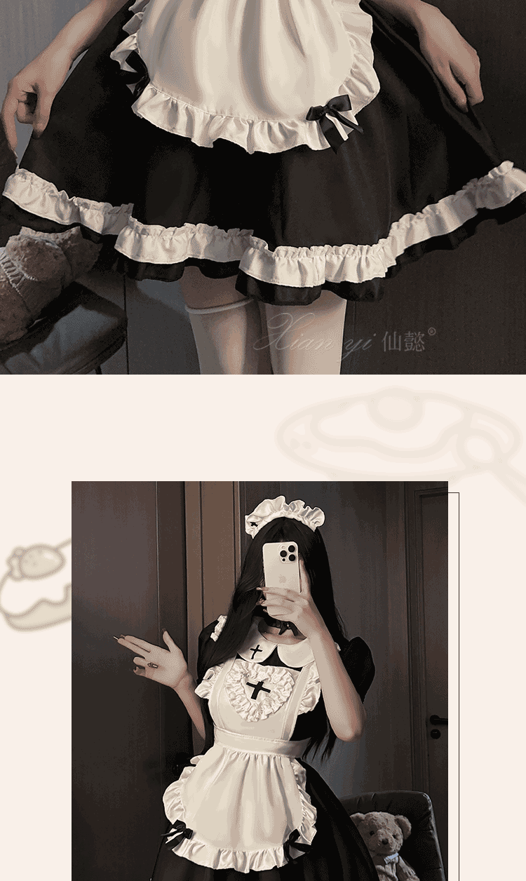 Design Sweetheart MAid Black and White Maid Dress - 10
