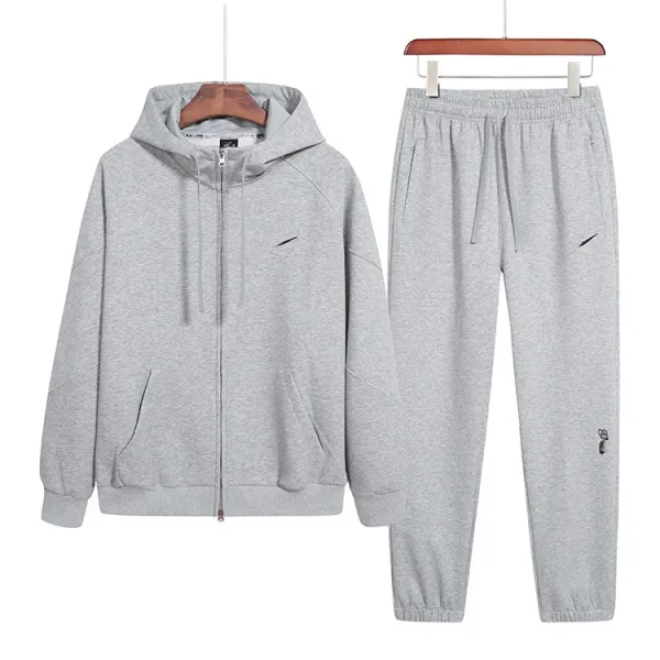 Nike Hoodie and Sweatpants Set Black Activewear Tracksuit - 6
