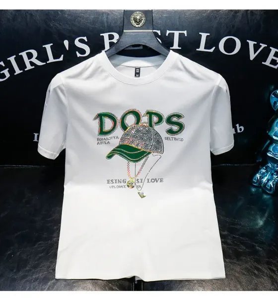 Design Dops Graphic Embellished Black T-Shirt - 8