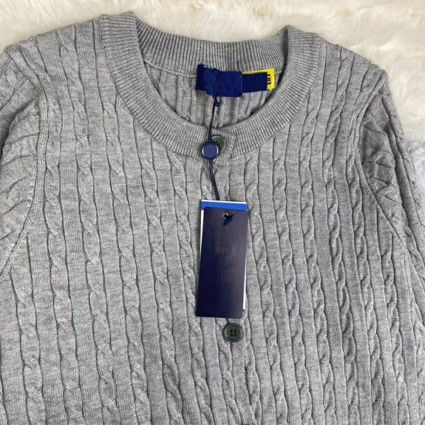Design Navy Cable Knit Button-Front Cardigan - 8