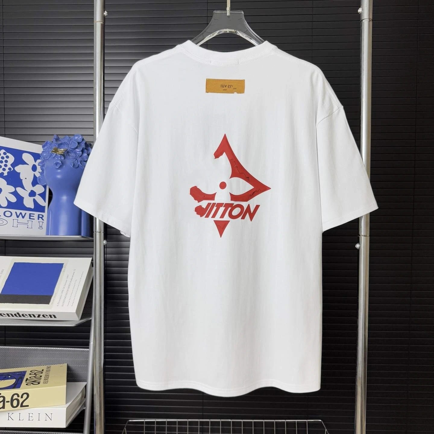 Louis Vuitton Abstract Green Logo T-Shirt White - 6