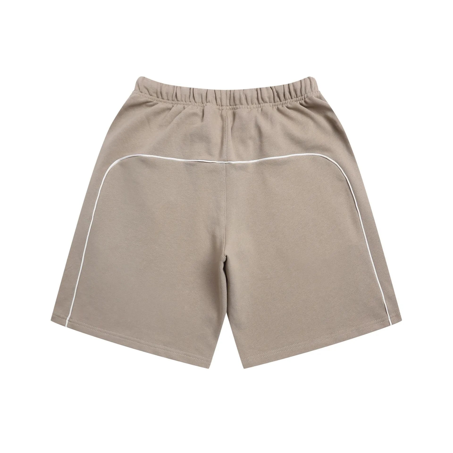 Essentials Drawstring Waist Shorts Beige Shorts - 17