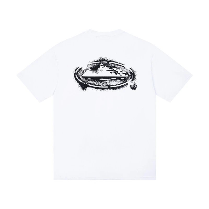 Denim Tears Floral Logo T-Shirt Navy - 34