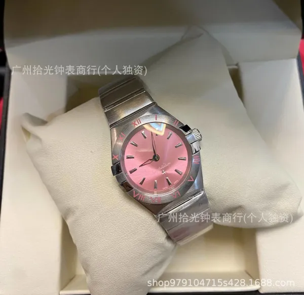Omega Constellation Pink Dial Stainless Steel Watch Watches - 1