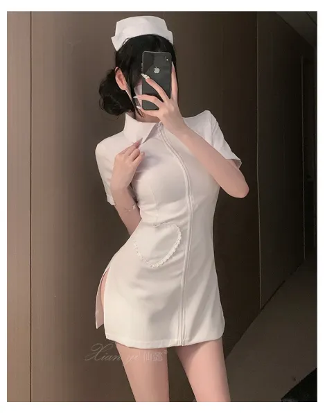 Design Nurse Costume Dress Pink - 11
