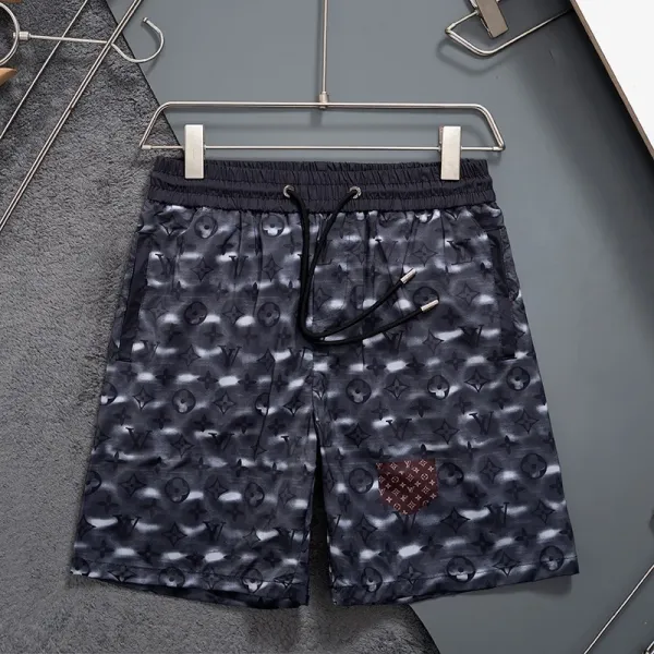 Louis Vuitton Monogram Skull Print Swim Shorts Black - 1