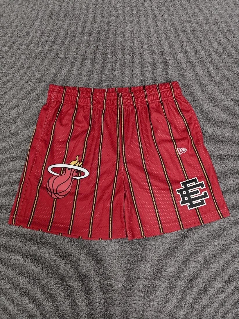Miami Heat x New Era NBA Swingman Shorts Red