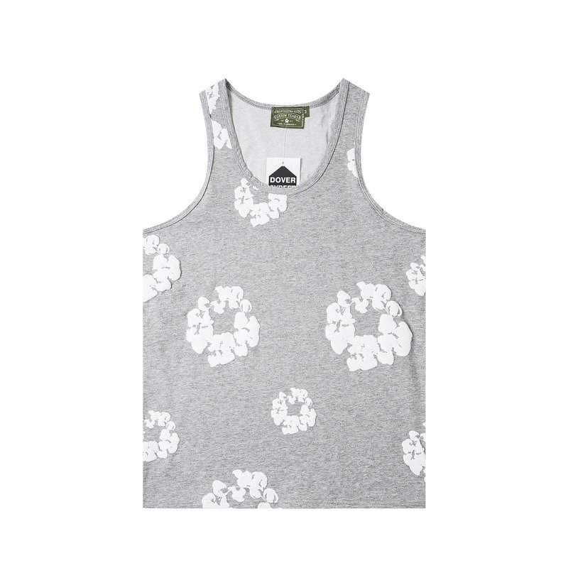 Denim Tears Floral Logo T-Shirt Navy - 11
