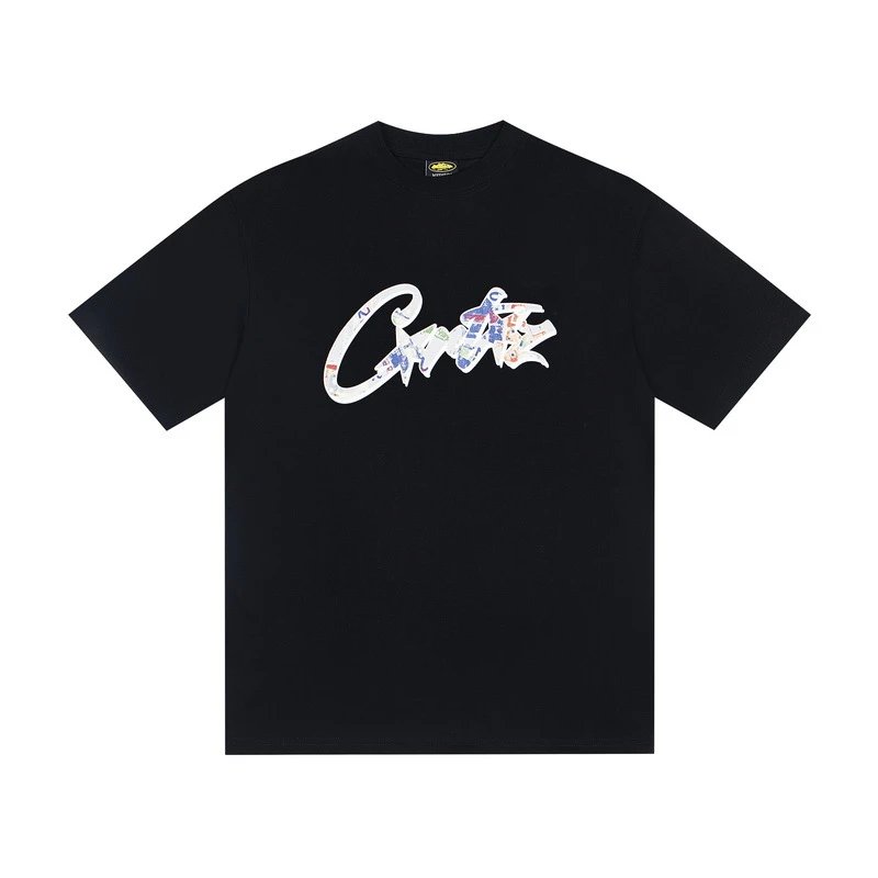 Denim Tears Floral Logo T-Shirt Navy - 39