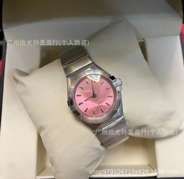 Omega Constellation Pink Dial Stainless Steel Watch Watches - 9