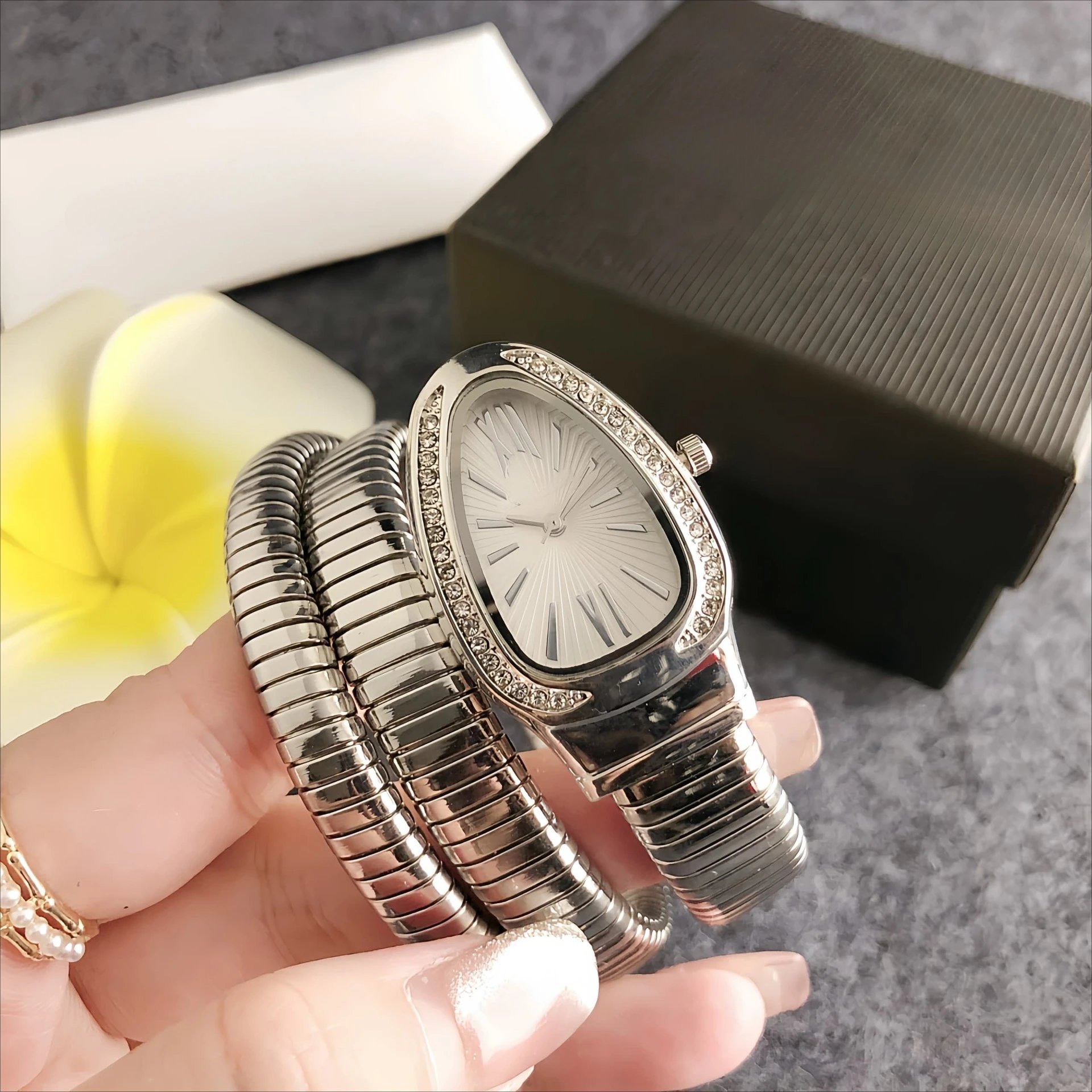 Bvlgari Serpenti Tubogas Silver Quartz Watch Watches - 15