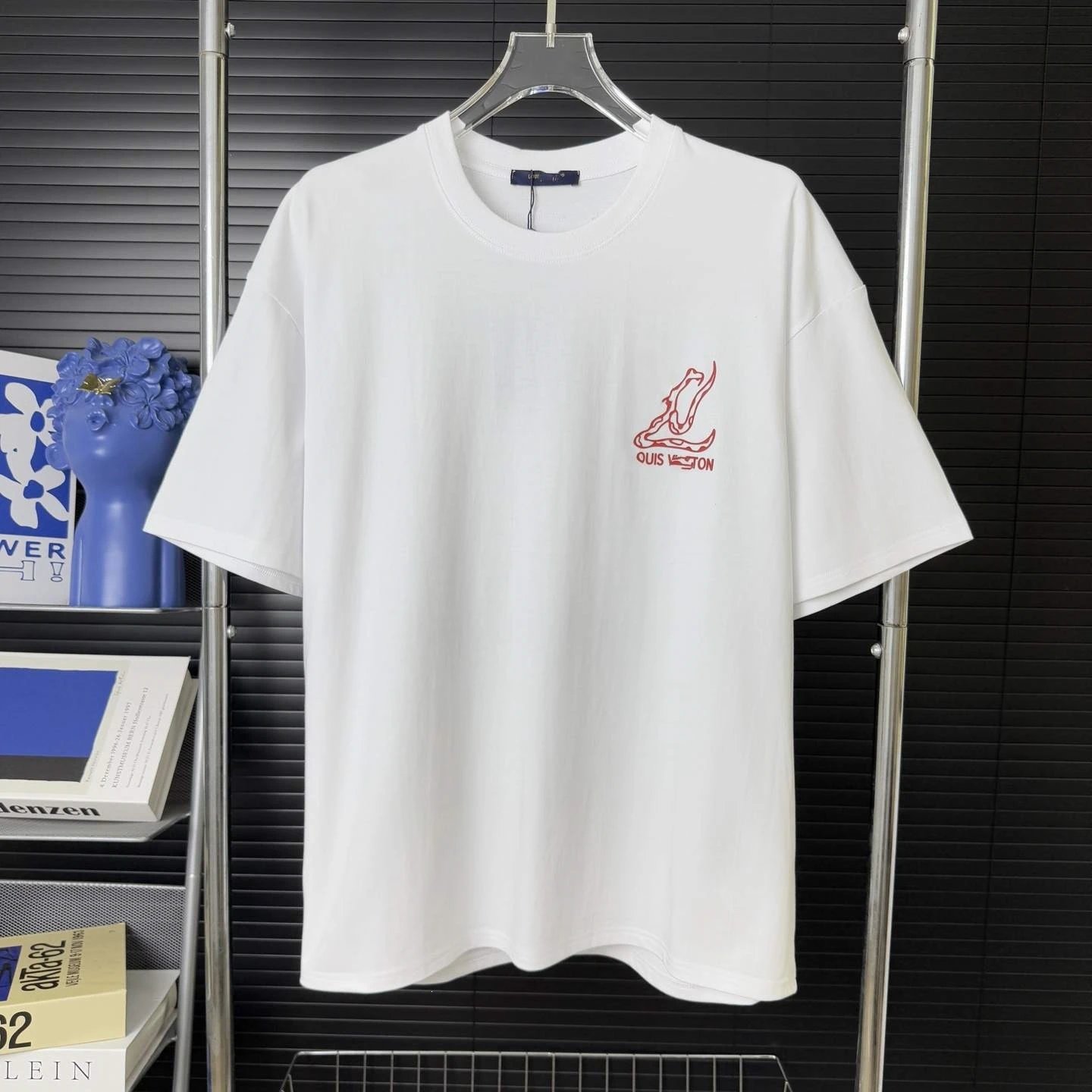 Louis Vuitton Abstract Green Logo T-Shirt White - 13