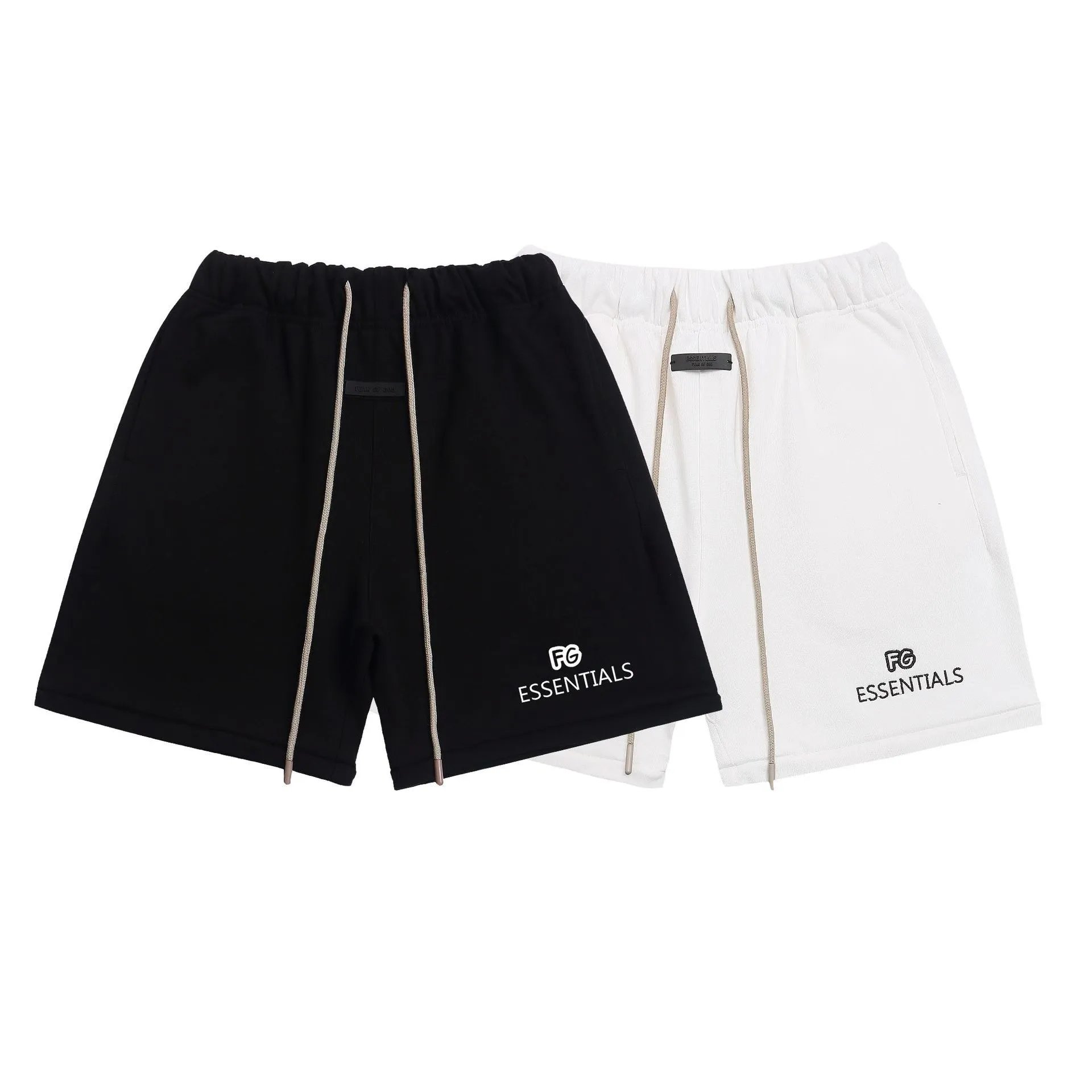 Fear of God Essentials Logo Shorts Black - 5