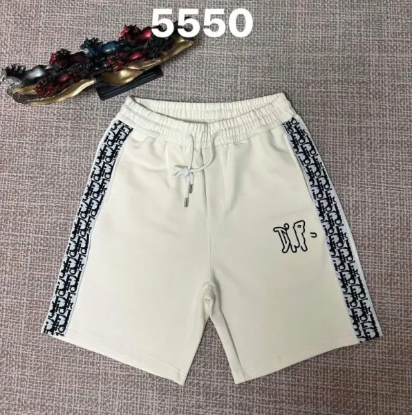 Dior Oblique Tape Shorts Beige - 1