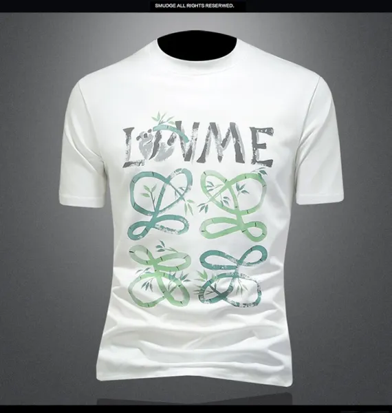 Design Love Bamboo Graphic T-Shirt Black - 9