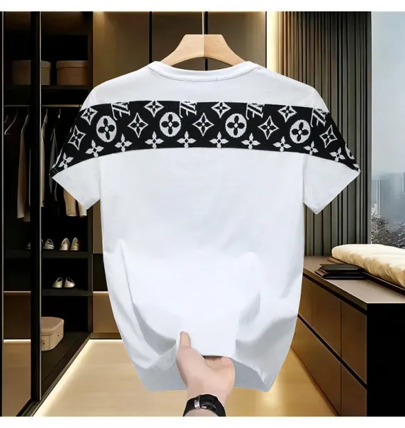 Louis Vuitton Monogram Print T-Shirt and Shorts Set Black - 13