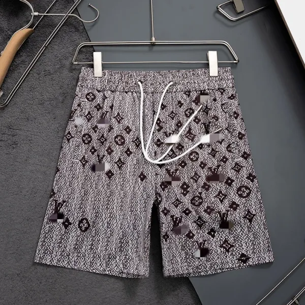 Louis Vuitton Monogram Tweed Shorts Gray - 1