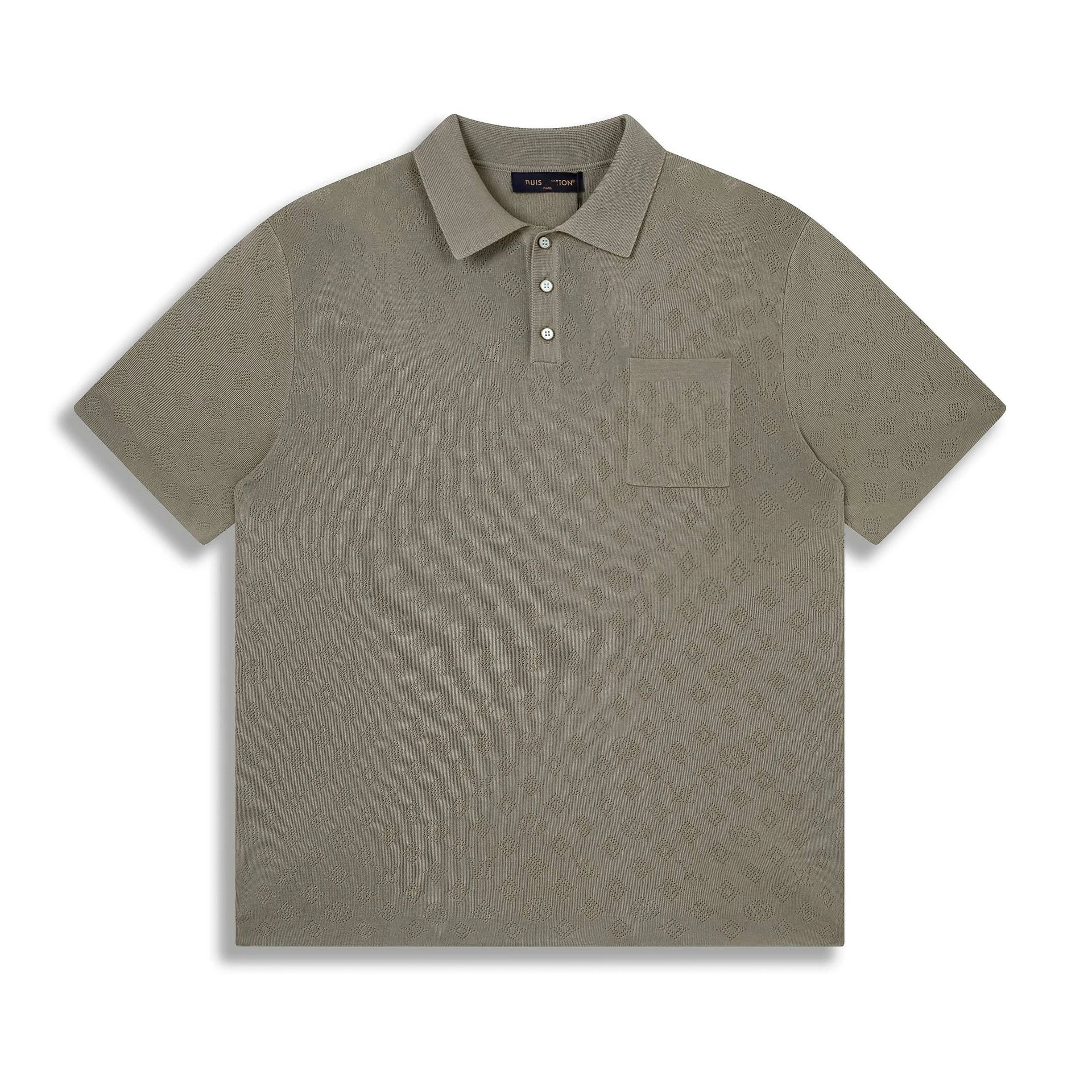 Louis Vuitton Monogram Embroidered Polo Black Polo Polo Shirt - 5
