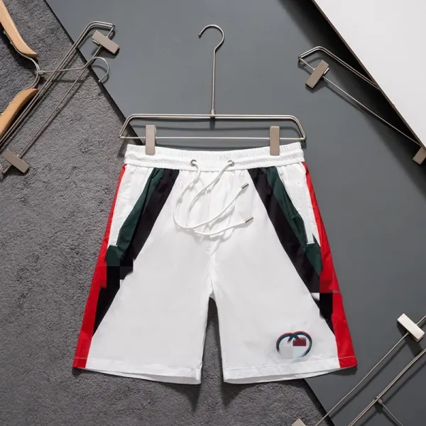 Gucci Sporty Stripe Shorts White Red Green - 1