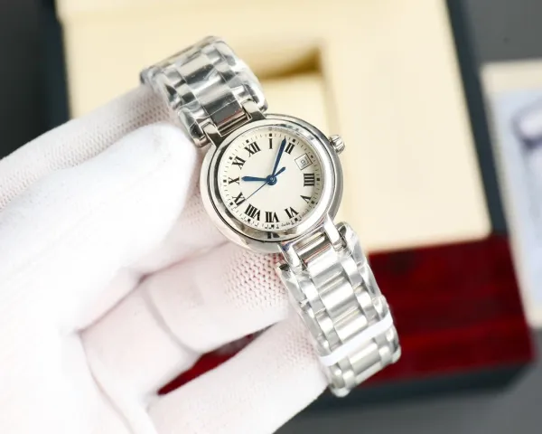 Cartier Ronde Solo Silver Dial Steel Watch Watches - 1