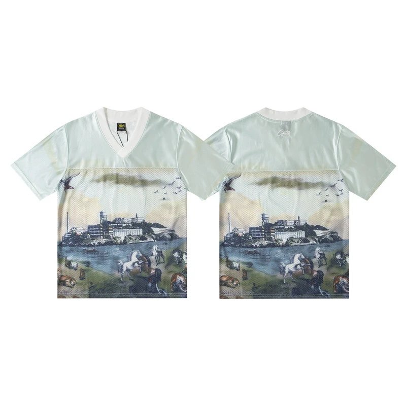 Denim Tears Floral Logo T-Shirt Navy - 20