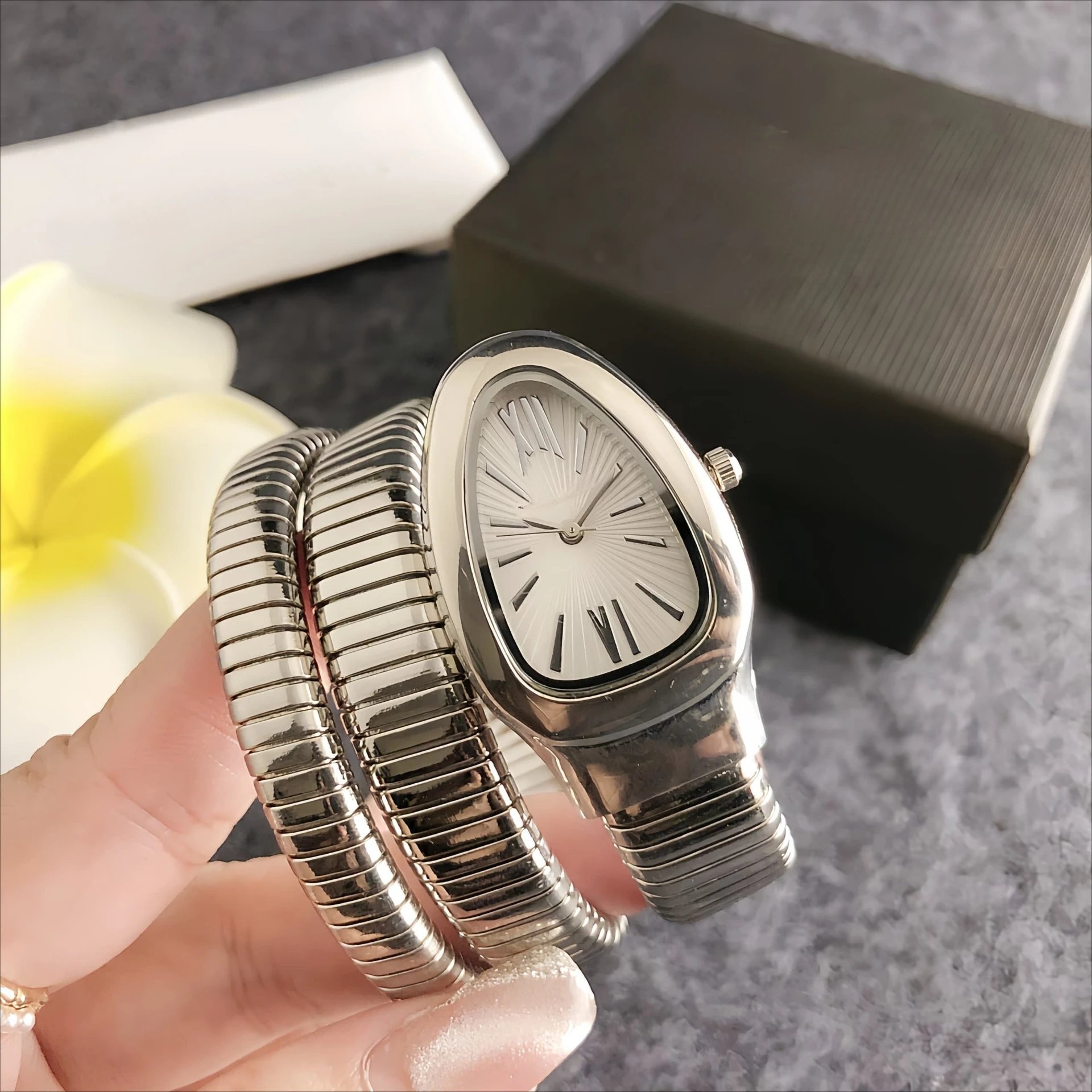 Bvlgari Serpenti Tubogas Silver Quartz Watch Watches - 5