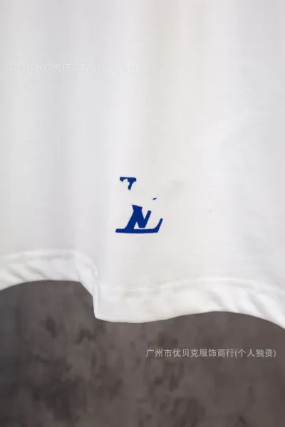 Union Los Angeles x Louis Vuitton Embroidered Logo White T-Shirt - 7