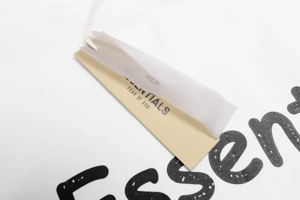Fear of God Essentials Fear of God Print White T-Shirt - 7