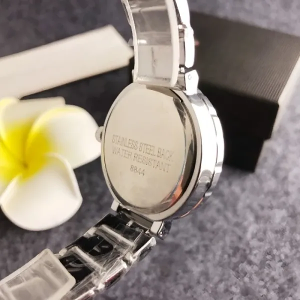 Chanel CC Logo Crystal-Embellished Silver Quartz Watch Watches - 11