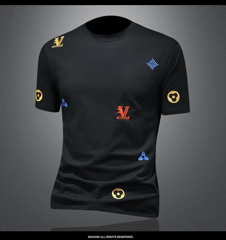 Louis Vuitton Multicolor Logo-Embellished White T-Shirt - 6
