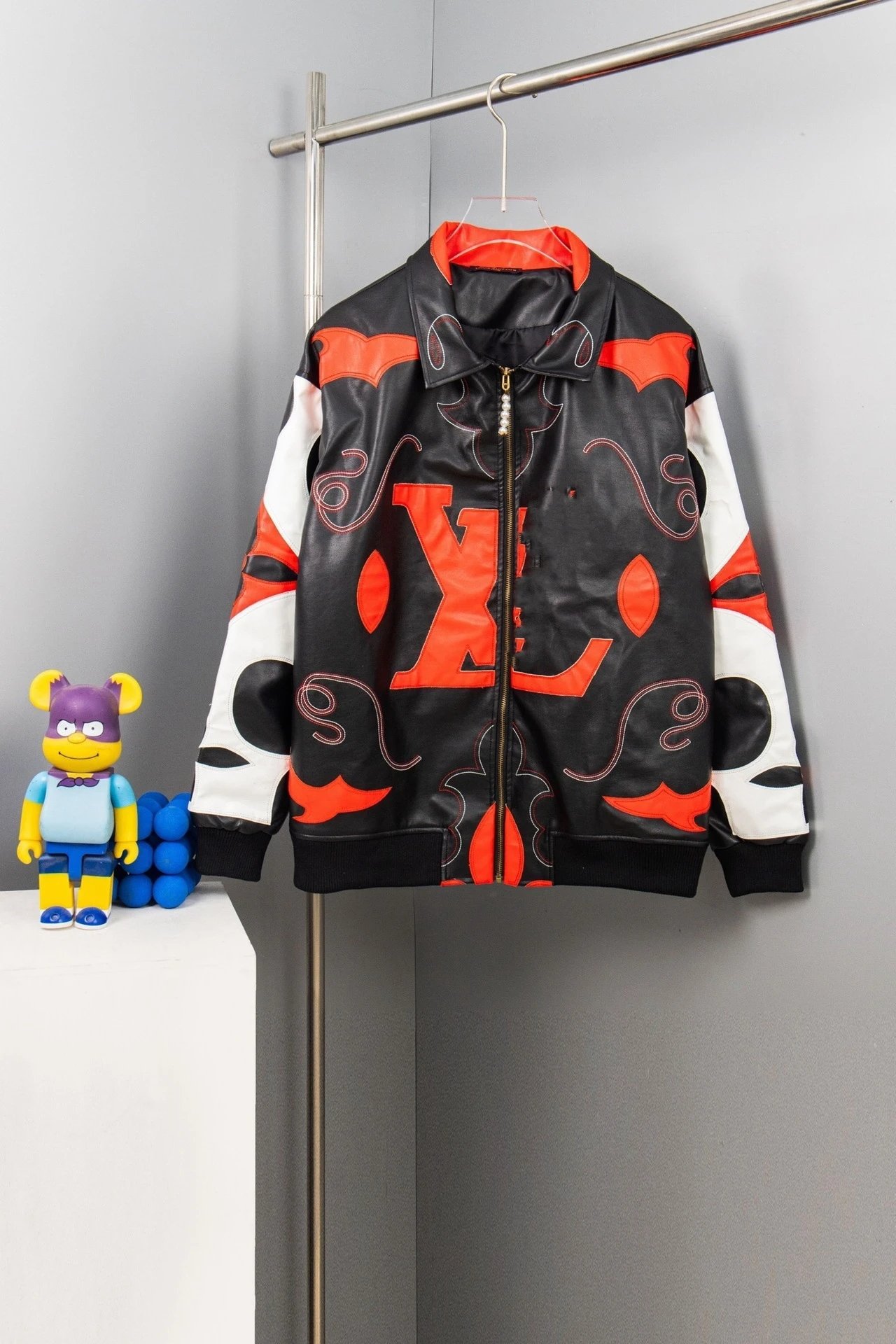 Givenchy Varsity Jacket Red and White Outerwear.jacket - 25