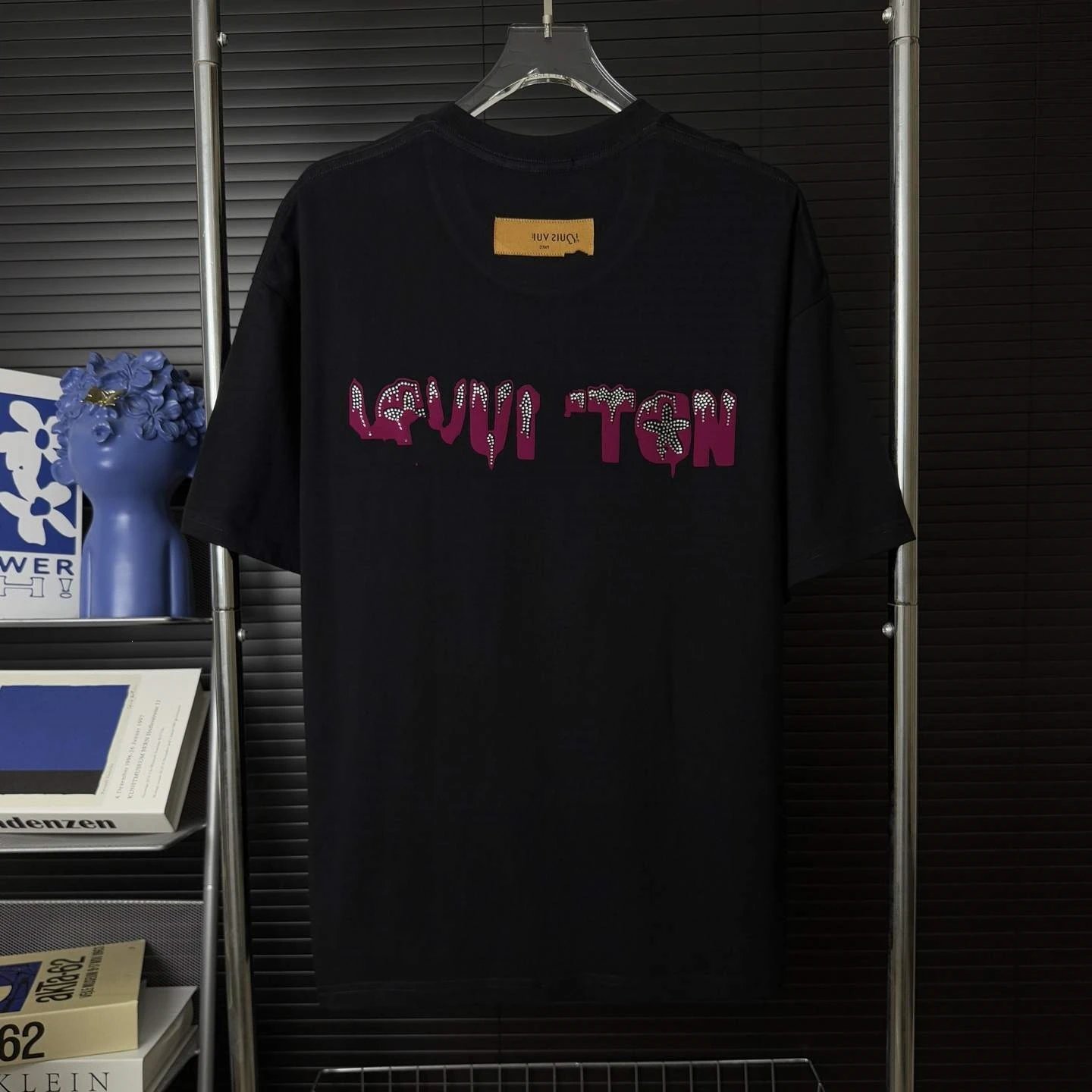 Louis Vuitton Abstract Green Logo T-Shirt White - 16
