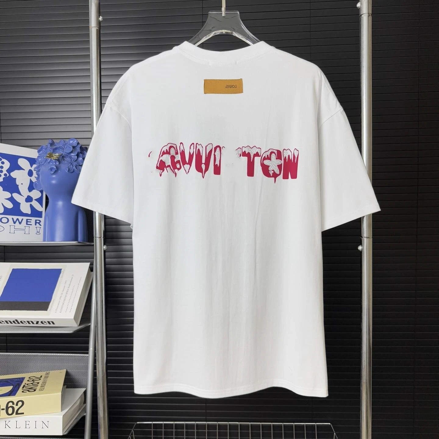 Louis Vuitton Abstract Green Logo T-Shirt White - 18