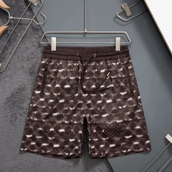 Louis Vuitton Monogram Tie-Dye Swim Shorts Brown - 1