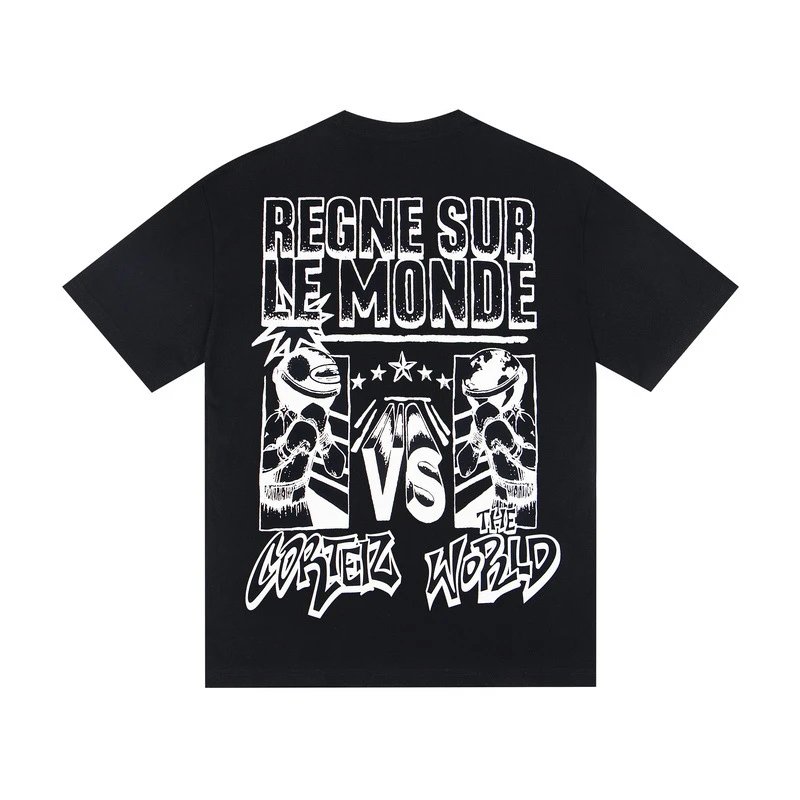 Denim Tears Floral Logo T-Shirt Navy - 42