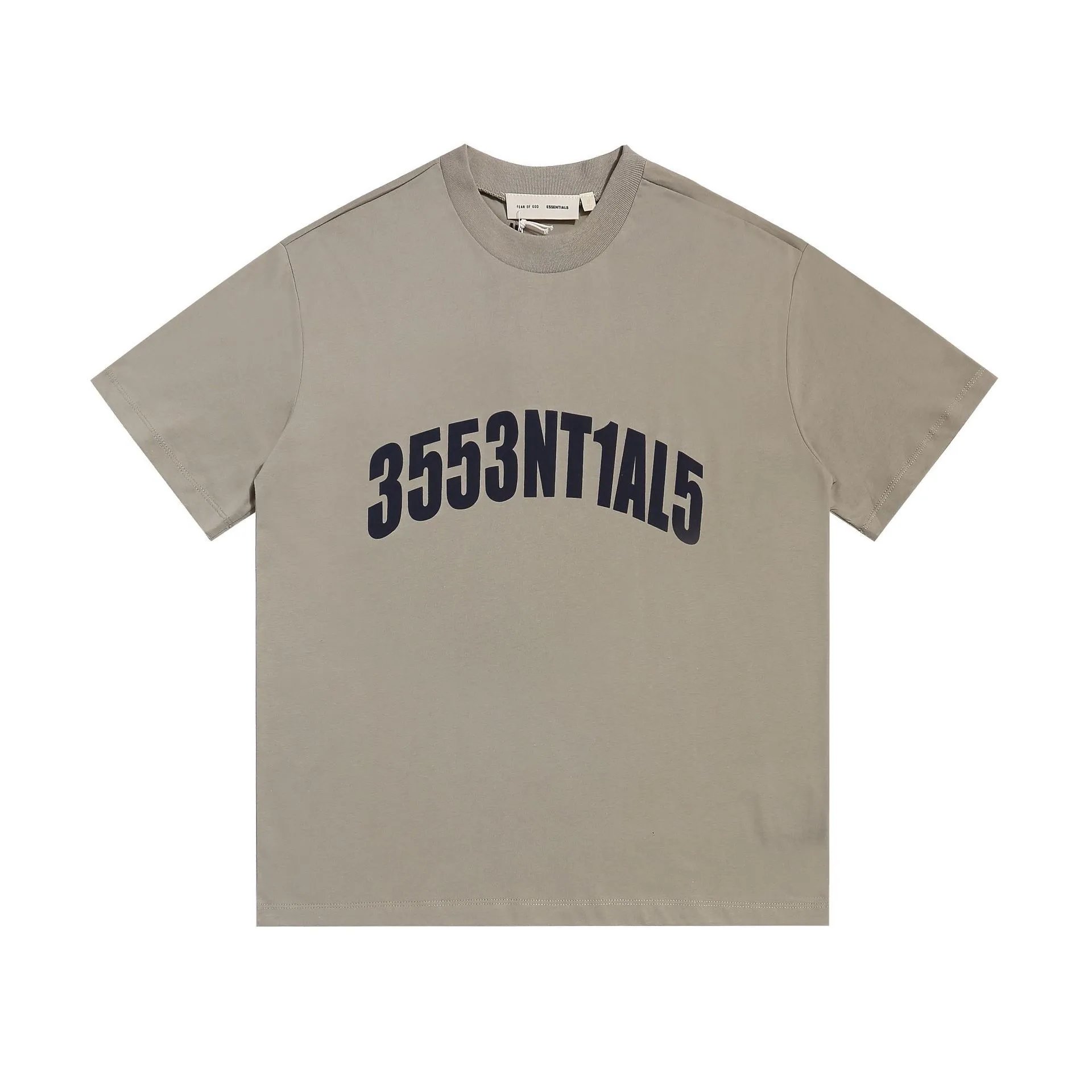 Design N3W YORK Arch Logo T-Shirt Beige T-Shirt T-Shirts - 7