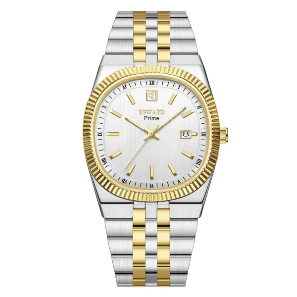 Design Reward Prime Two-Tone Gold and Silver Quartz Watch Watches - 1