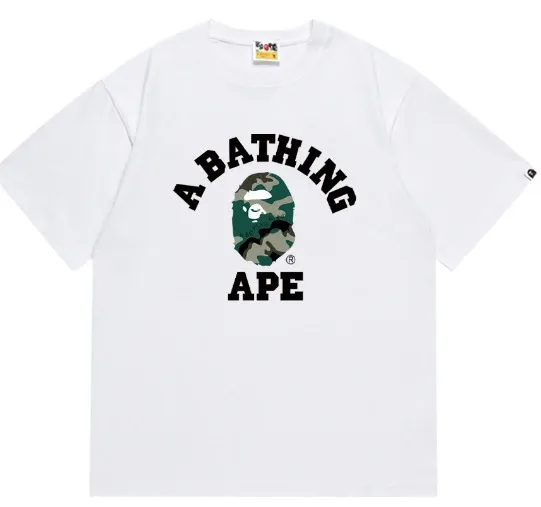 A Bathing Ape Red Camo Big Ape Head T-Shirt - 36