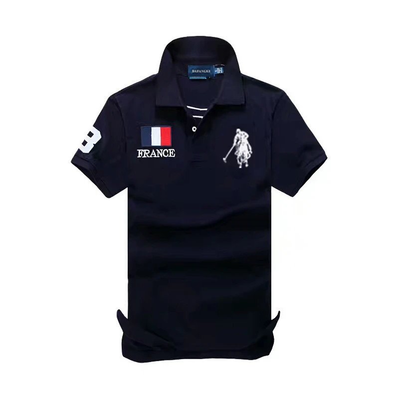 Polo Ralph Lauren Polo Shirt Dark Green with Union Jack and Polo Player - 7
