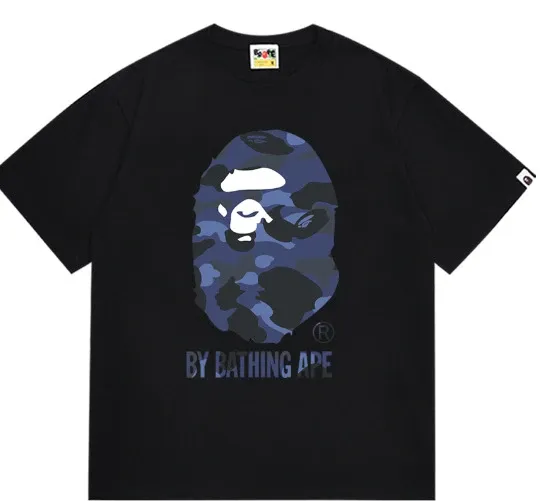 A Bathing Ape Red Camo Big Ape Head T-Shirt - 43