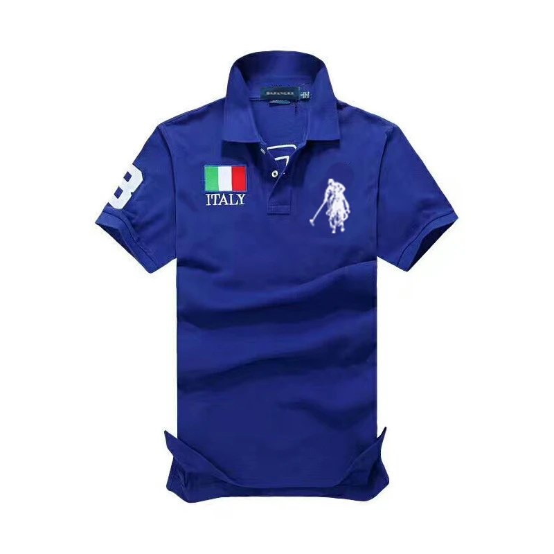 Polo Ralph Lauren Polo Shirt Dark Green with Union Jack and Polo Player - 14