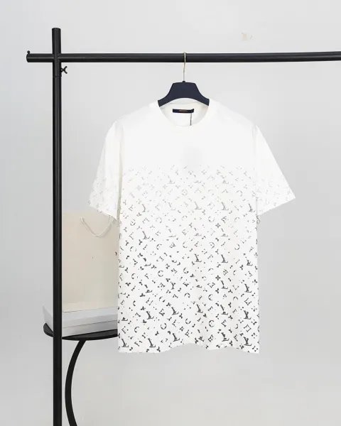 Louis Vuitton Monogram Gradient Print T-Shirt Navy - 4