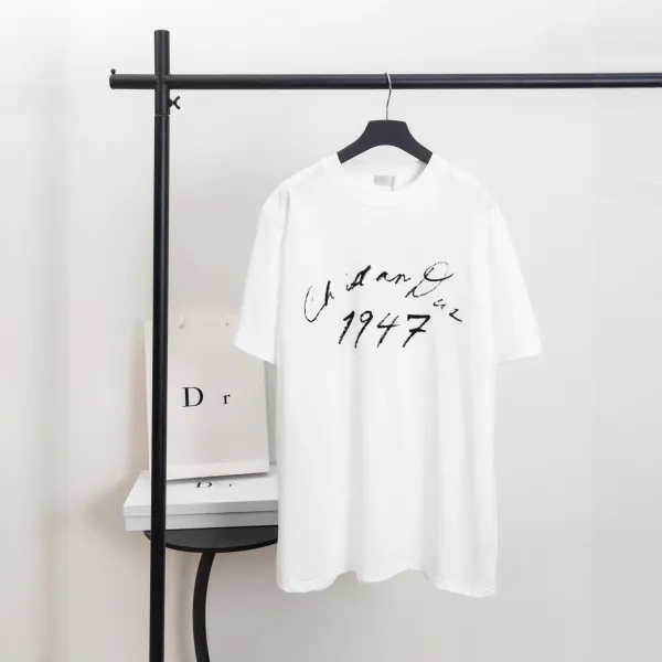 Dior Christian Dior 1947 Signature White T-Shirt - 1