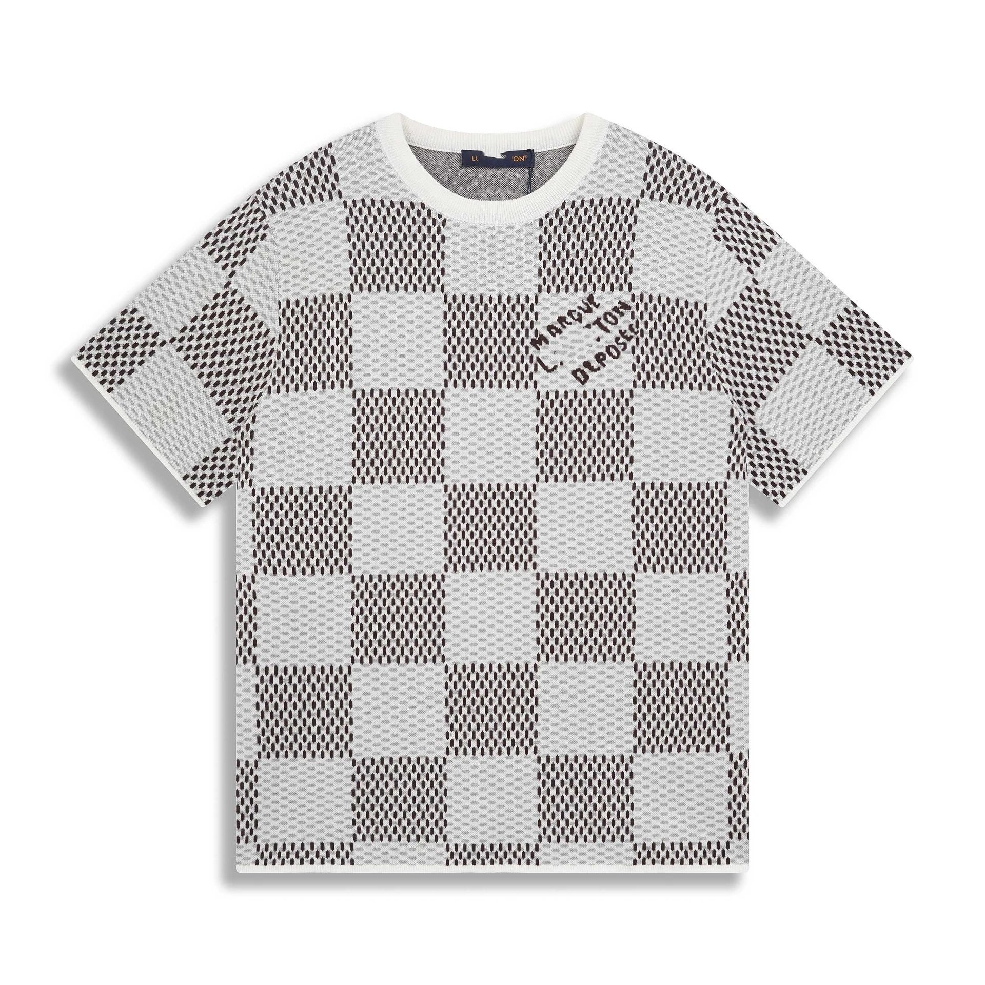 Louis Vuitton Monogram Gradient Knit T-Shirt White - 11