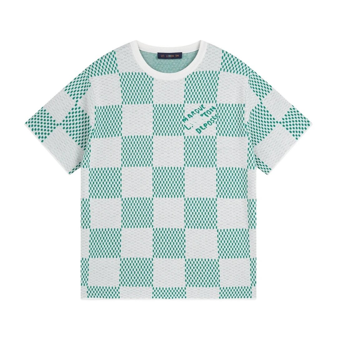 Louis Vuitton Monogram Gradient Knit T-Shirt White - 12