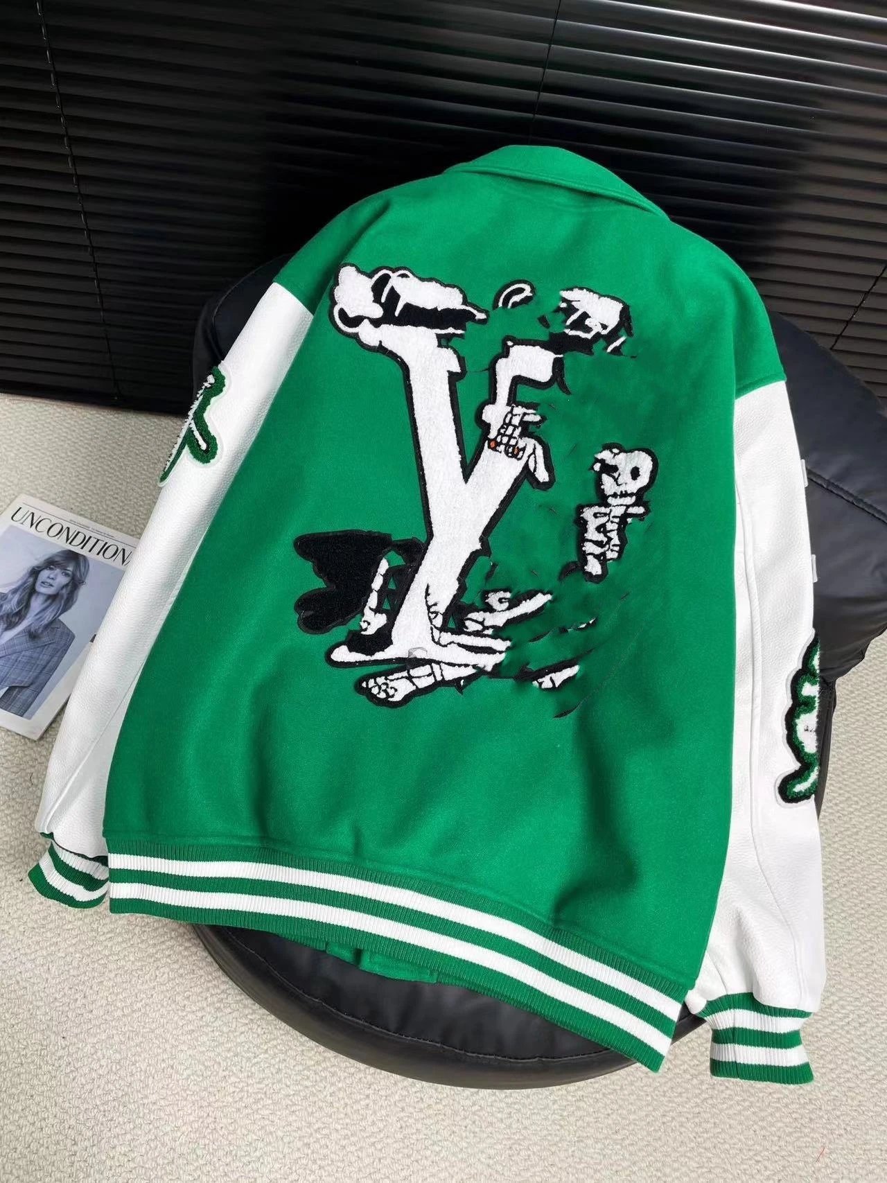 Givenchy Varsity Jacket Red and White Outerwear.jacket - 7