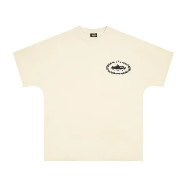 Design Wreath Submarine Tee Beige T-Shirt - 1