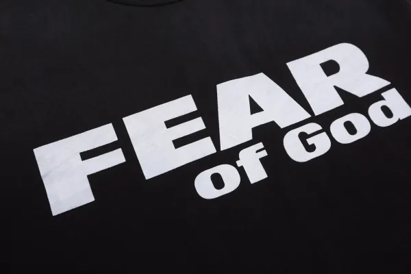 Fear of God Essentials Fear of God Print White T-Shirt - 29